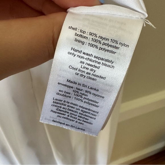 David’s Bridal DB STUDIO | chiffon a-line with lace halter top - Picture 8 of 10